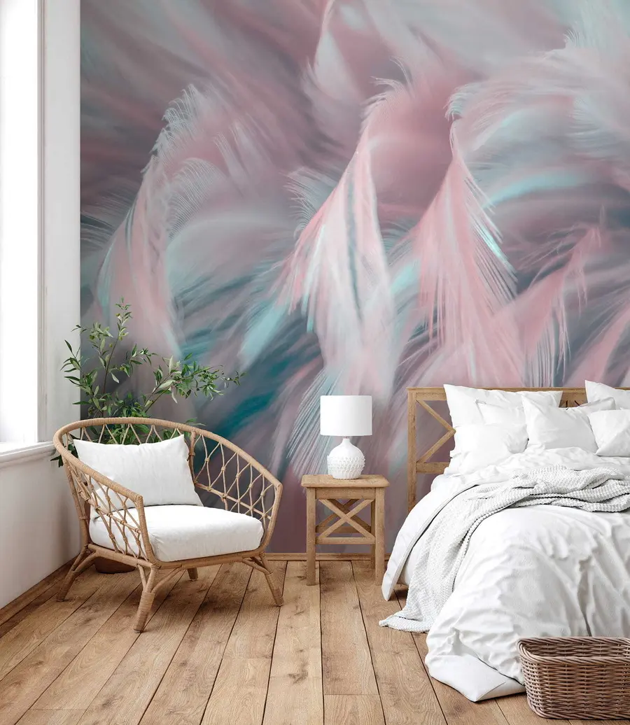 wall murals Биљка, азура и латица u45689