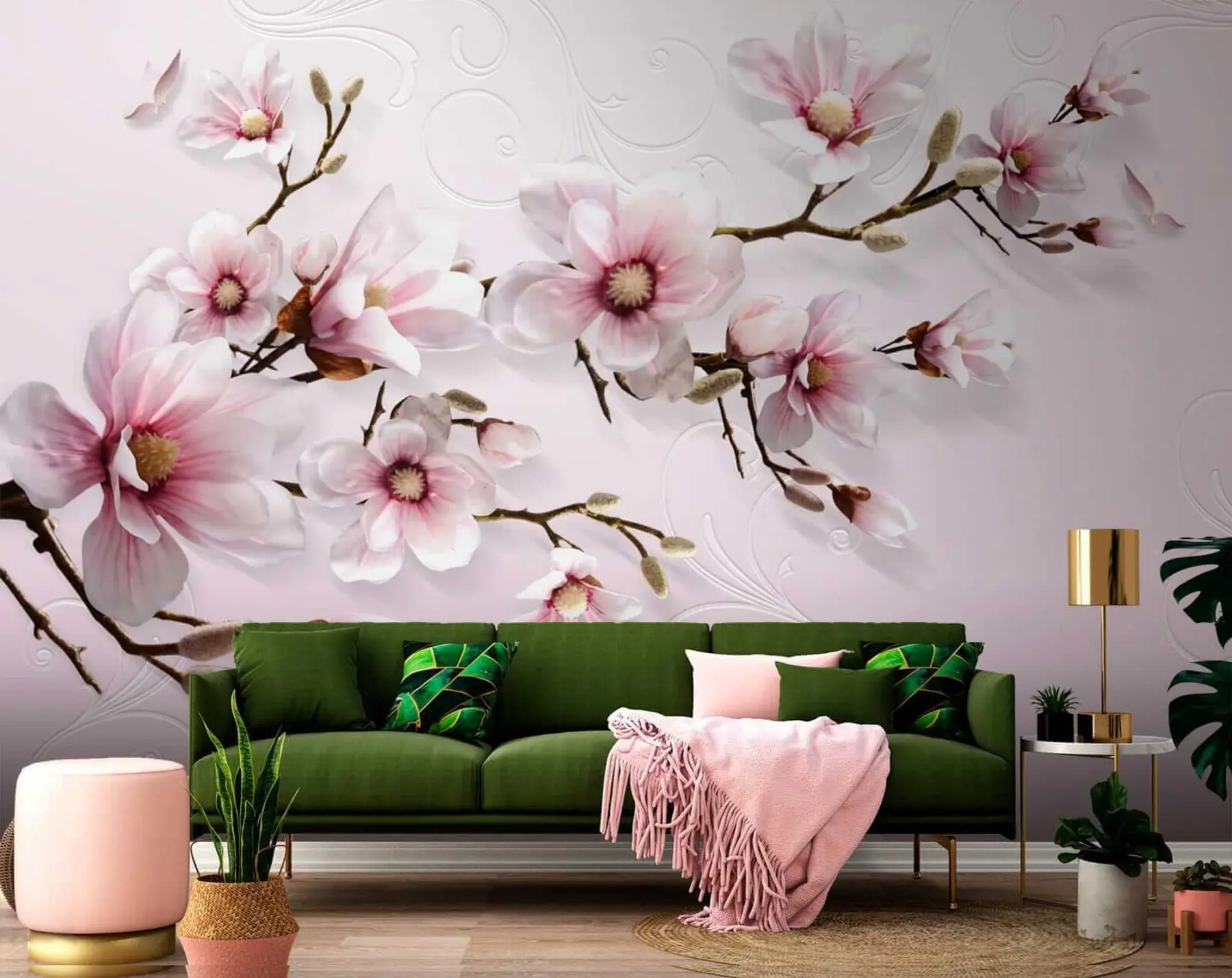 wall murals Цветајуће дрво u47486