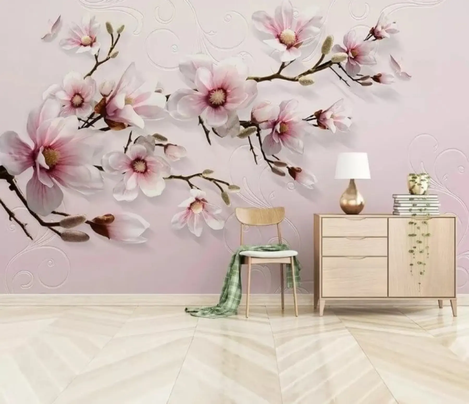 wall murals Цветајуће дрво u47486