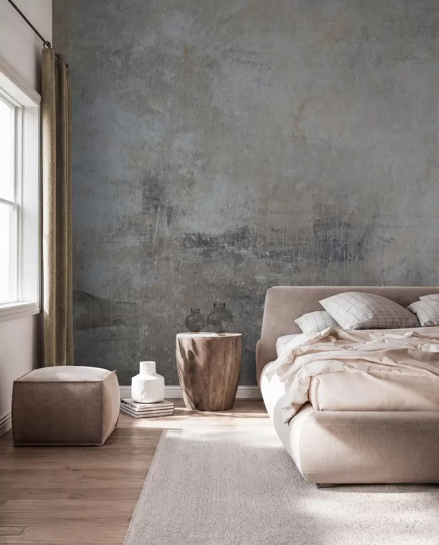 wall murals Beton u hladnoj sivoj u47663