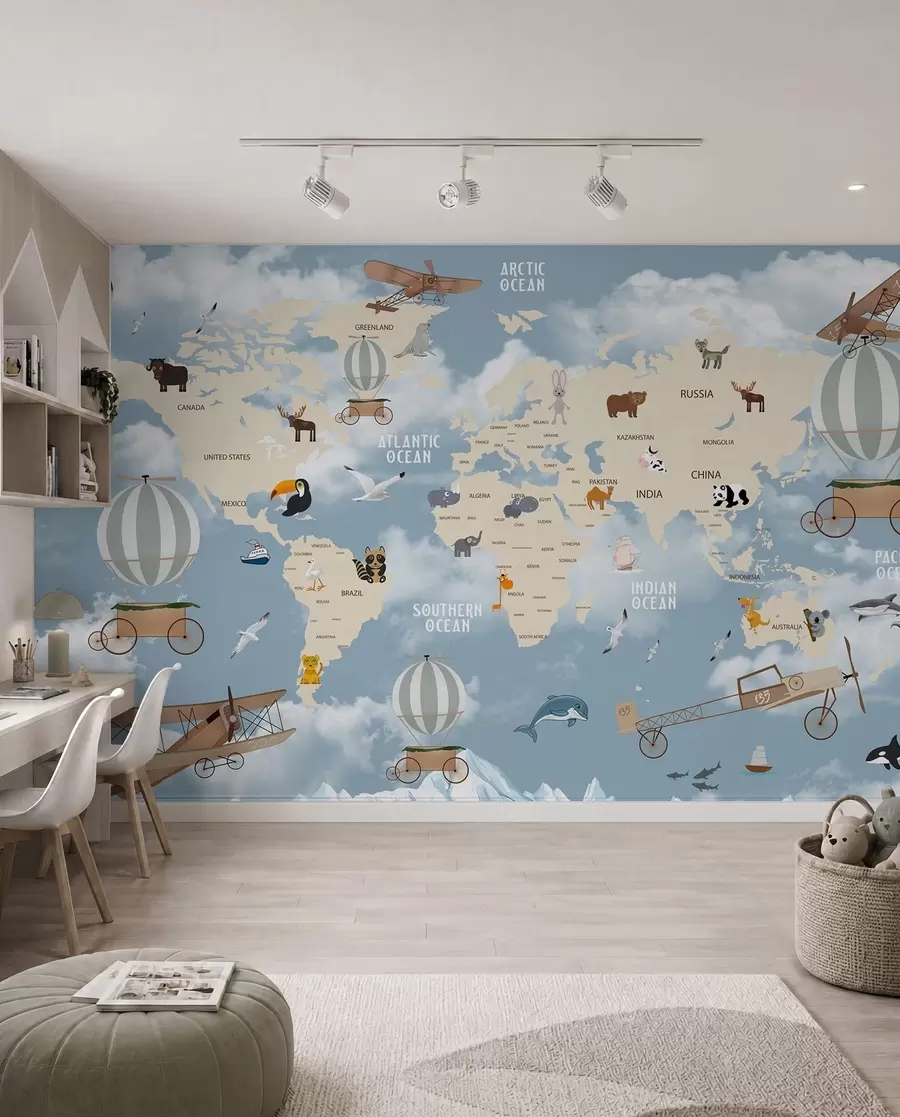wall murals Malo putovanje svijetom u48123