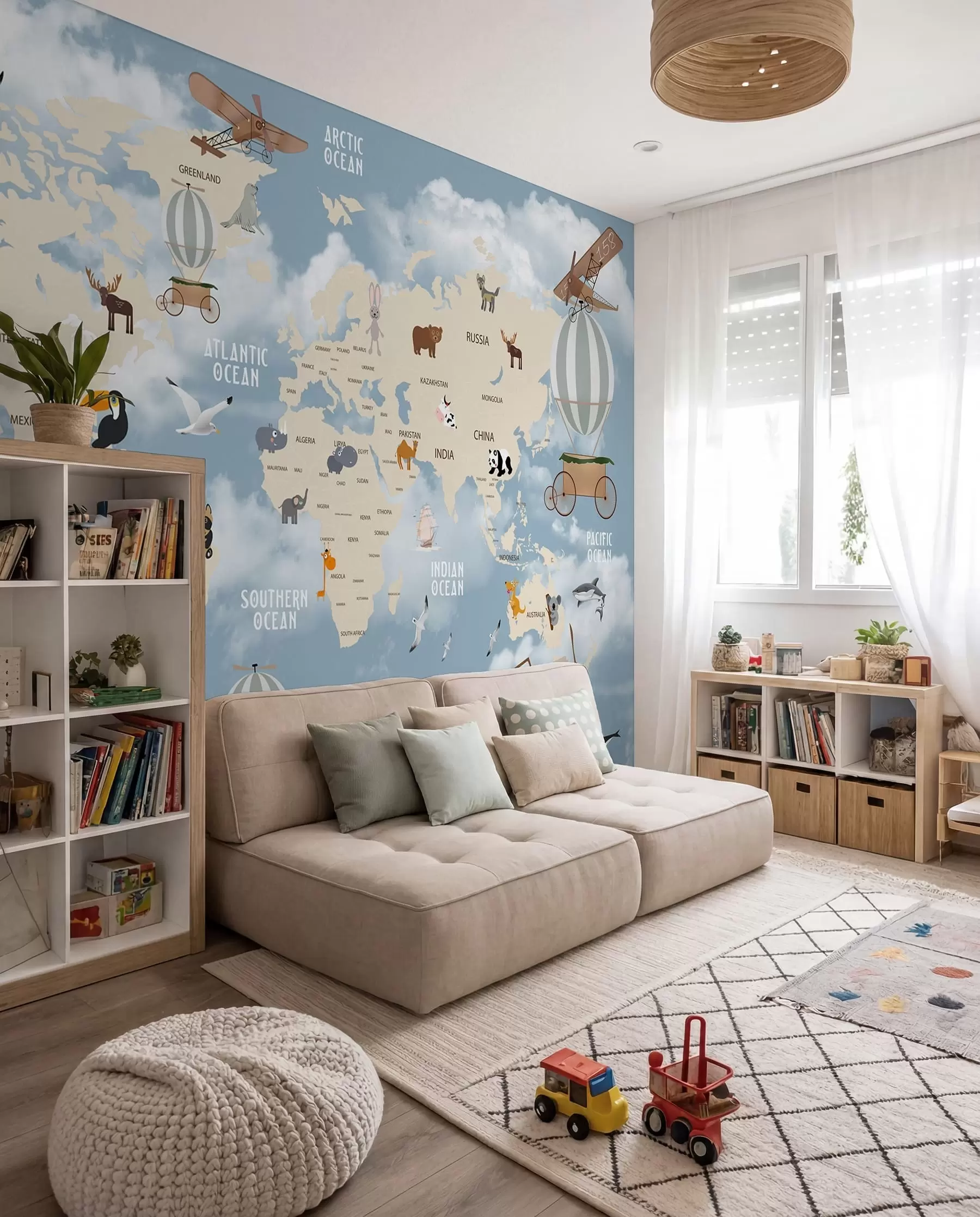 wall murals Malo putovanje svijetom u48123