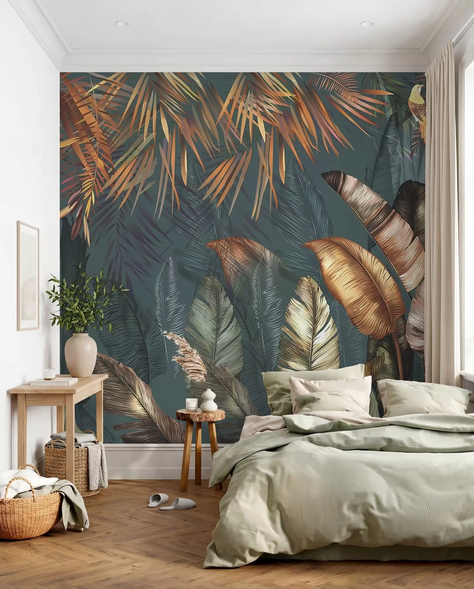 wall murals Zlatasti tropi u50468
