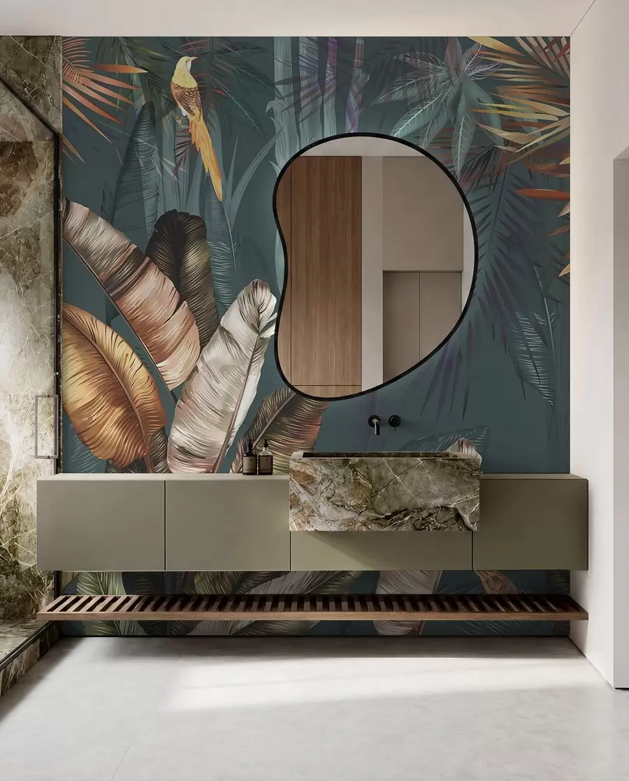 wall murals Светла тропска џунгла u50468