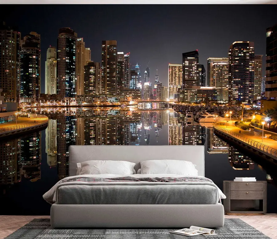 wall murals Marina poslije zalaska u53311