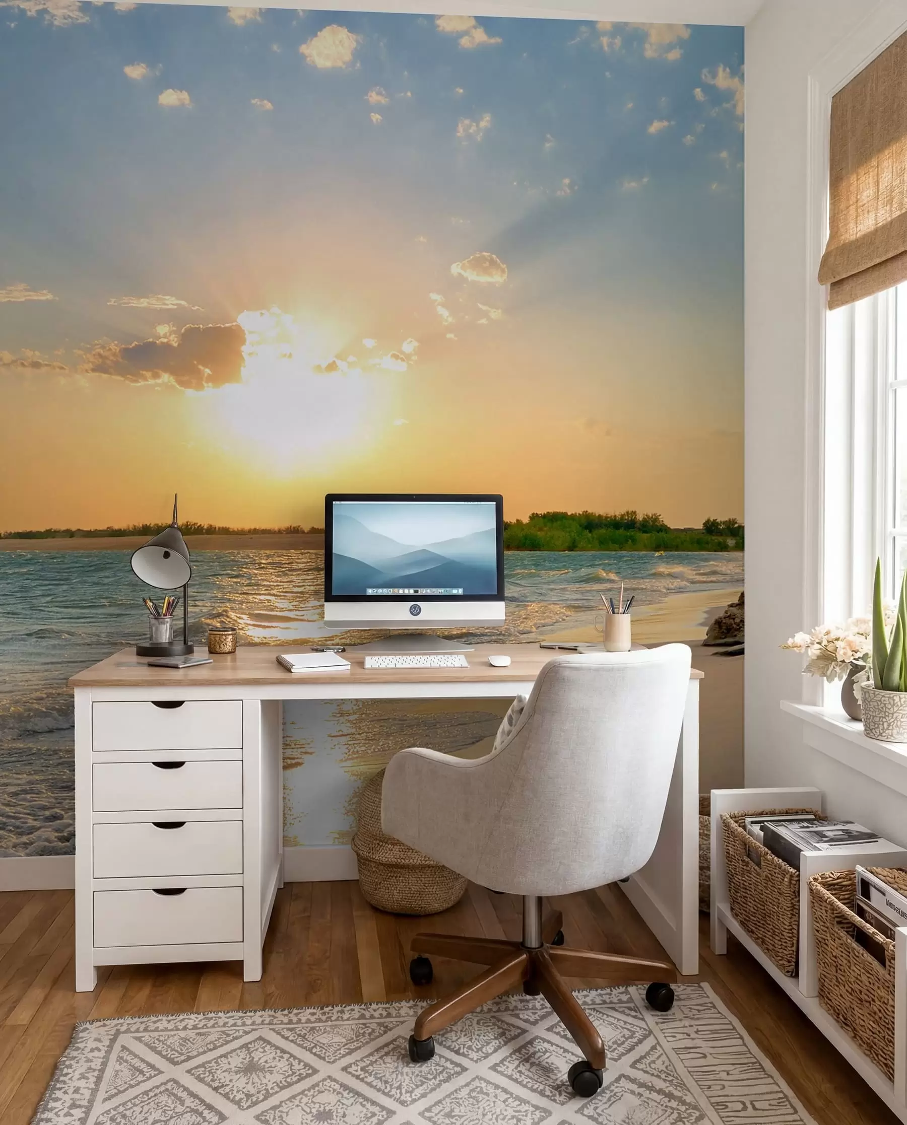 wall murals Zalazak sunca duž obale u53408