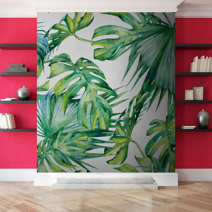 wall murals Сочно лишће палме u53522