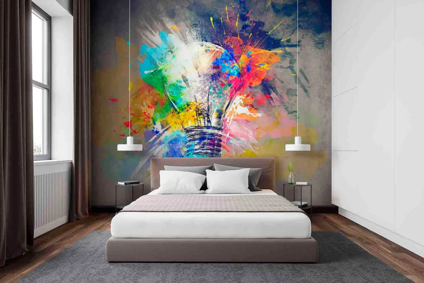 wall murals Уметничка боја, боја и фонт u53882