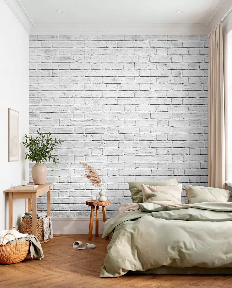 wall murals Bijela cigla u54004