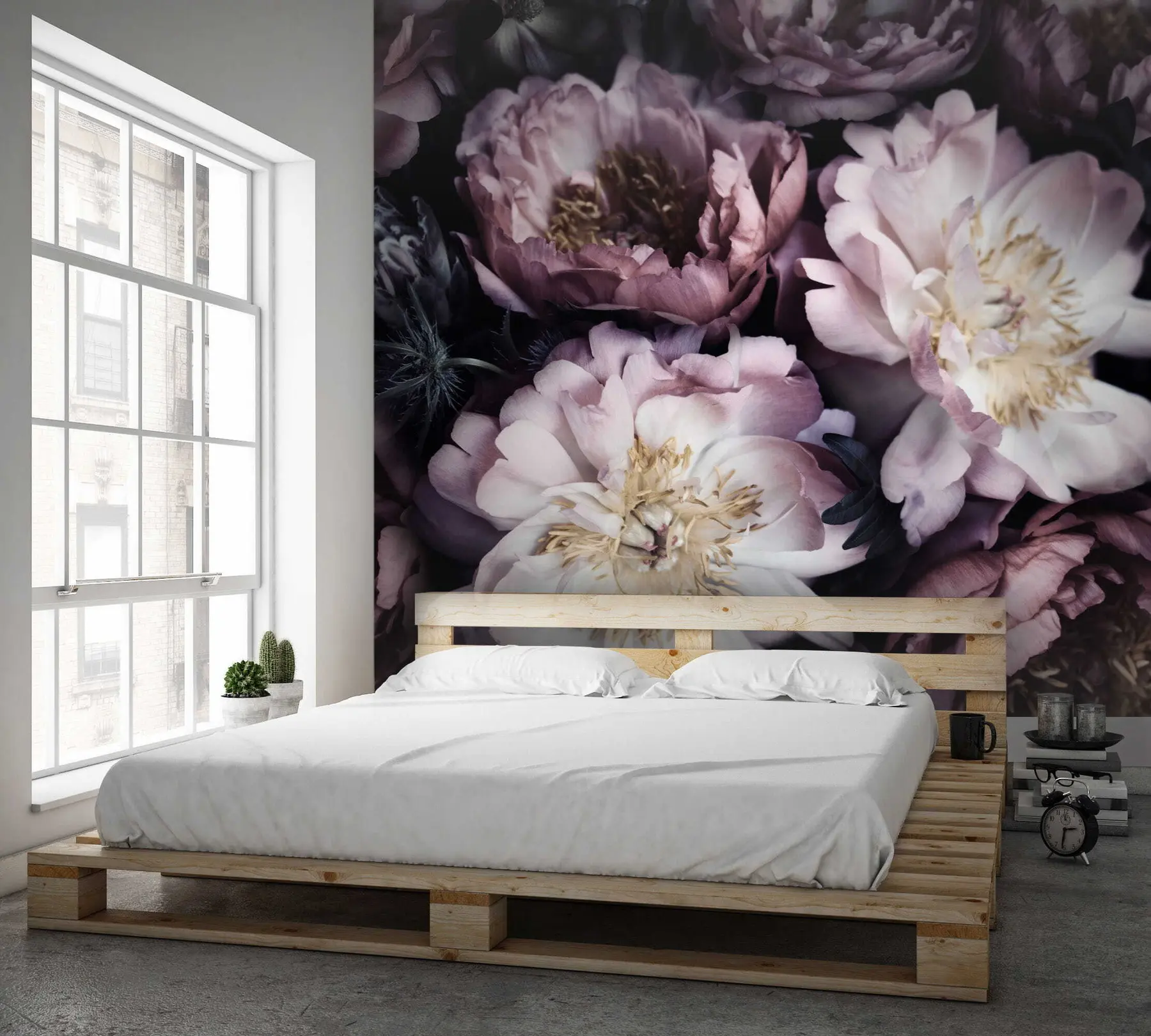 wall murals Пеониес u55074