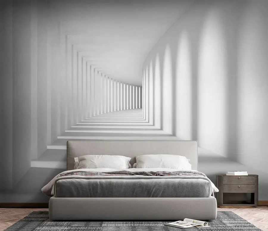 wall murals Сива, уметност и паралелно u55301