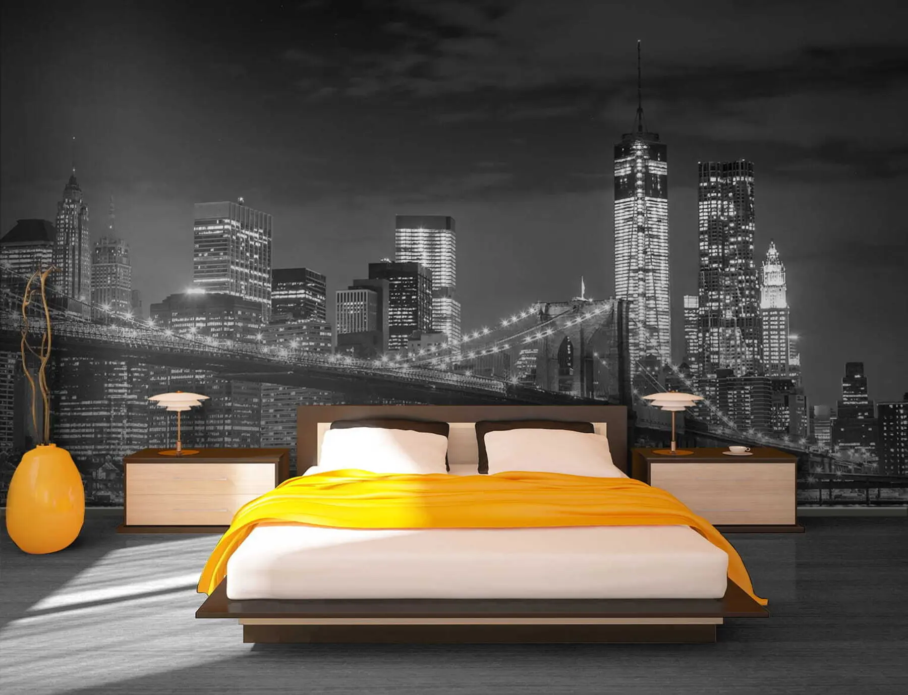 wall murals Вода, небодер и зграда u56428