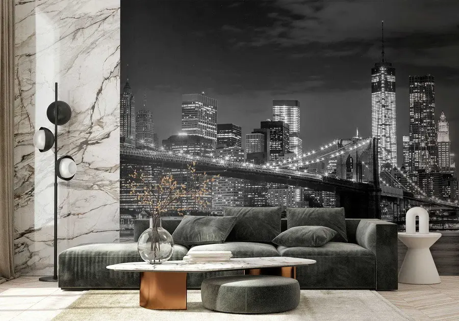 wall murals Вода, небодер и зграда u56428