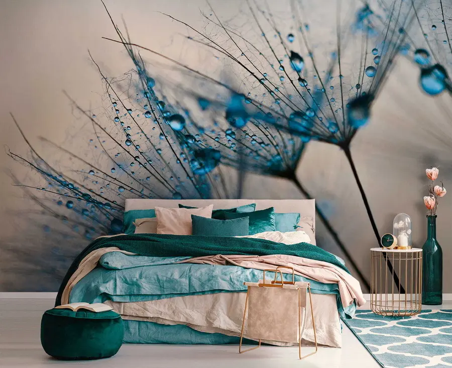 wall murals Маслачак са капи воде u57557