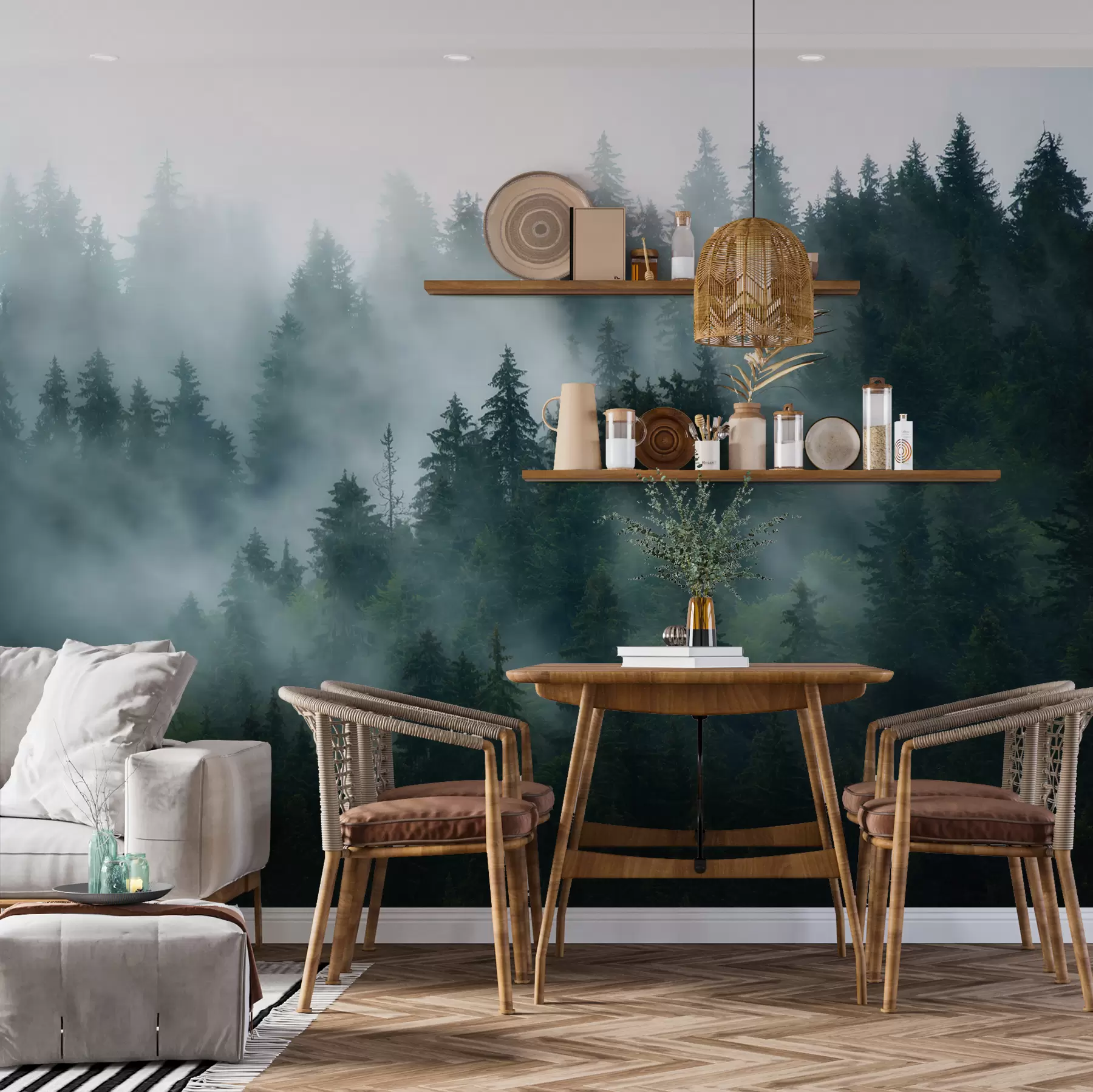 wall murals Магловита шума u57914