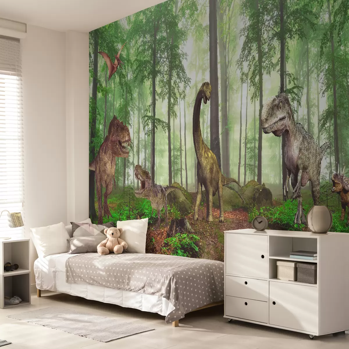 wall murals Dinosaurusi u divljini u60039