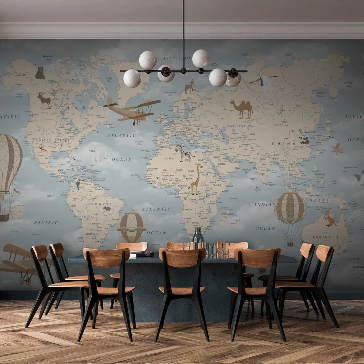 wall murals Свет, карта и Атлас u60135