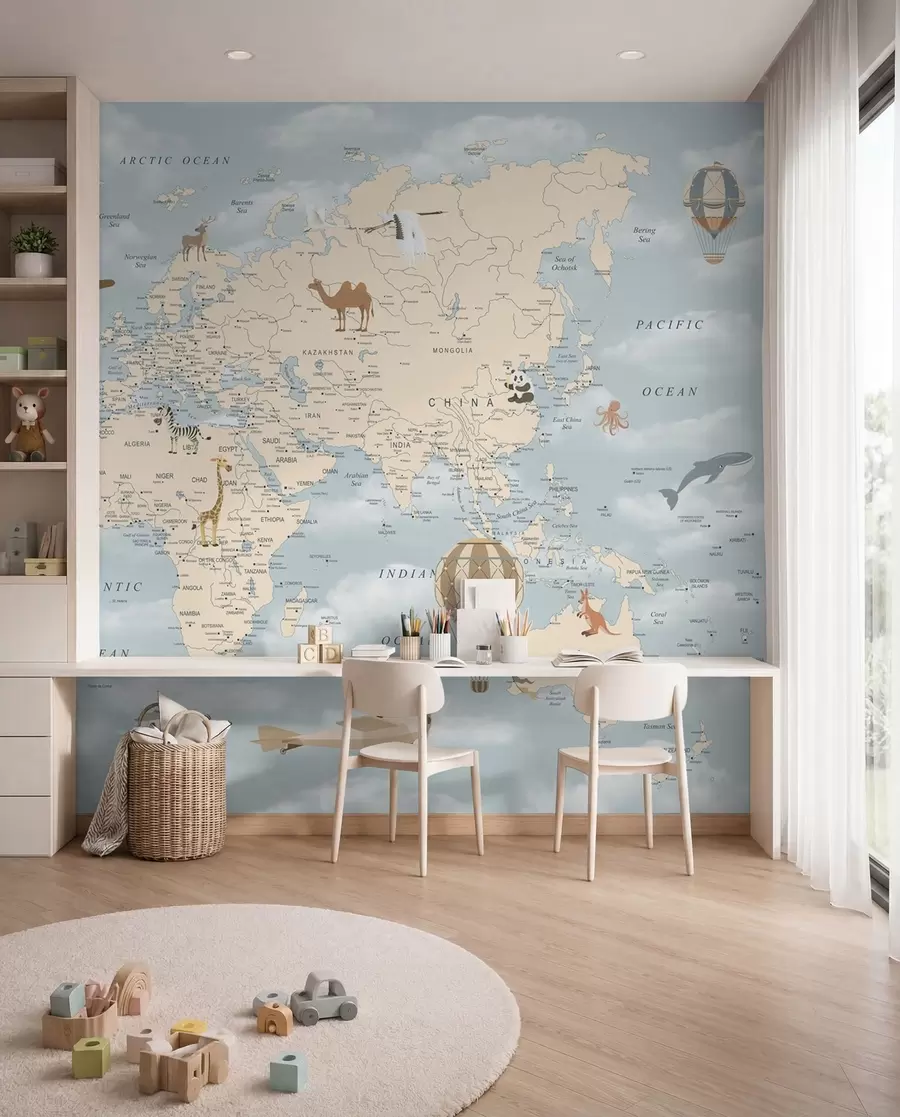 wall murals Let oko svijeta u60135