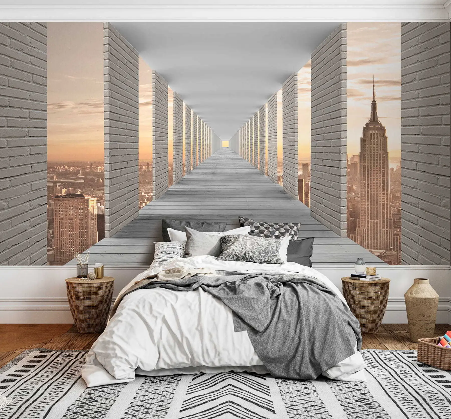 wall murals Тунел са погледом на Њујорк u59788