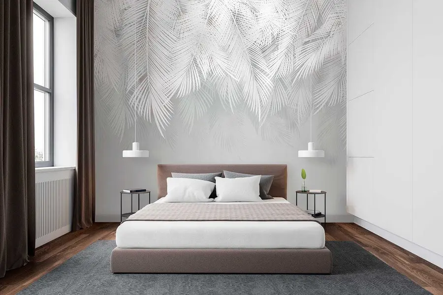 wall murals Вода, биљка и гранчица u60201