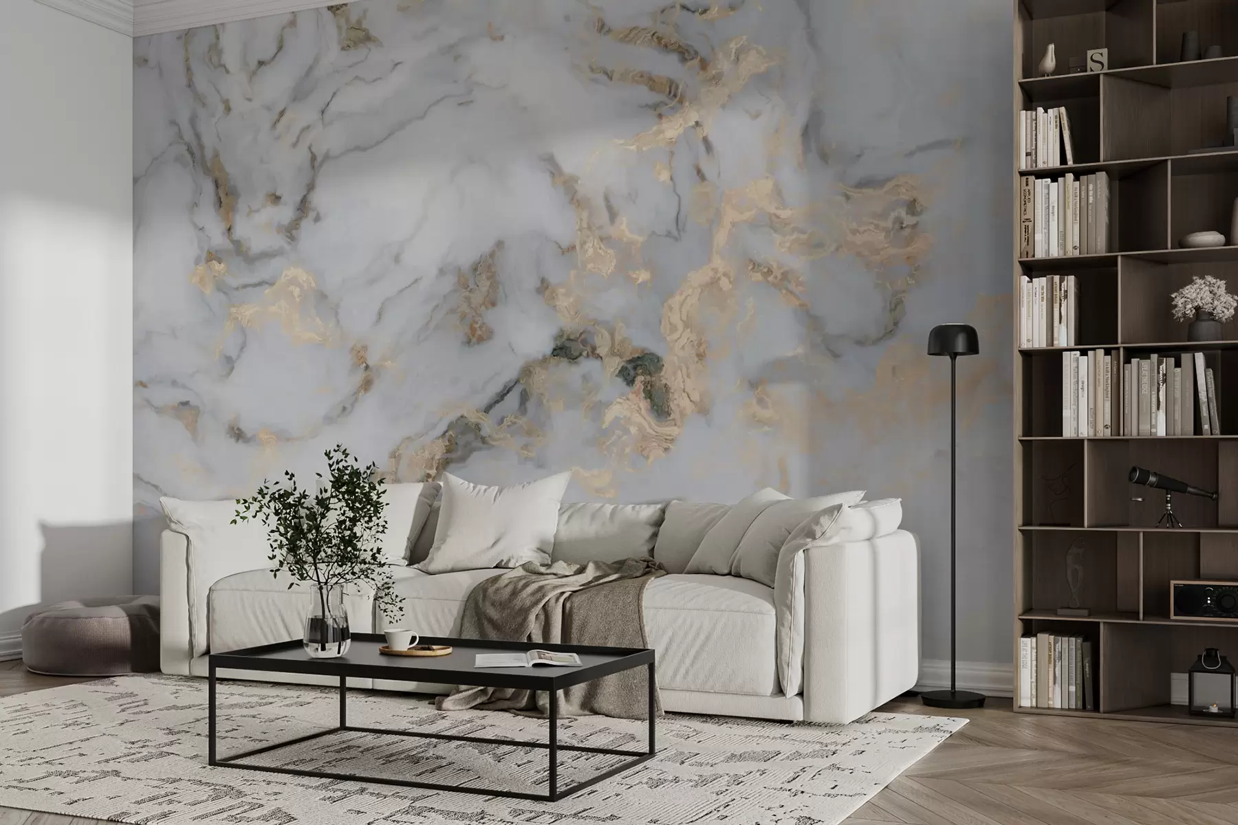 wall murals Дрво, смрзавање и гранчица u60555