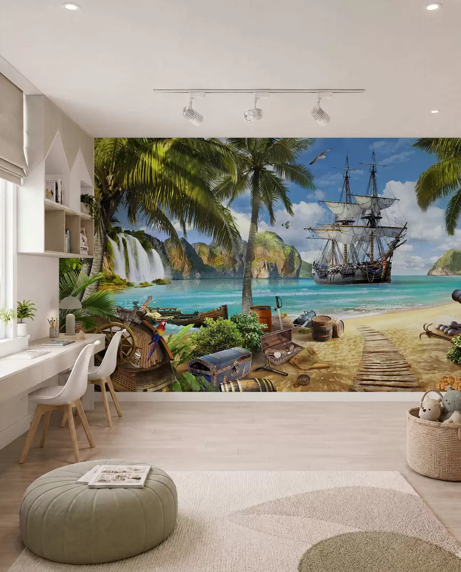 wall murals Пиратски брод u62419