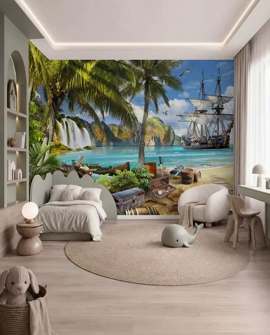 wall murals Пиратски брод u62419