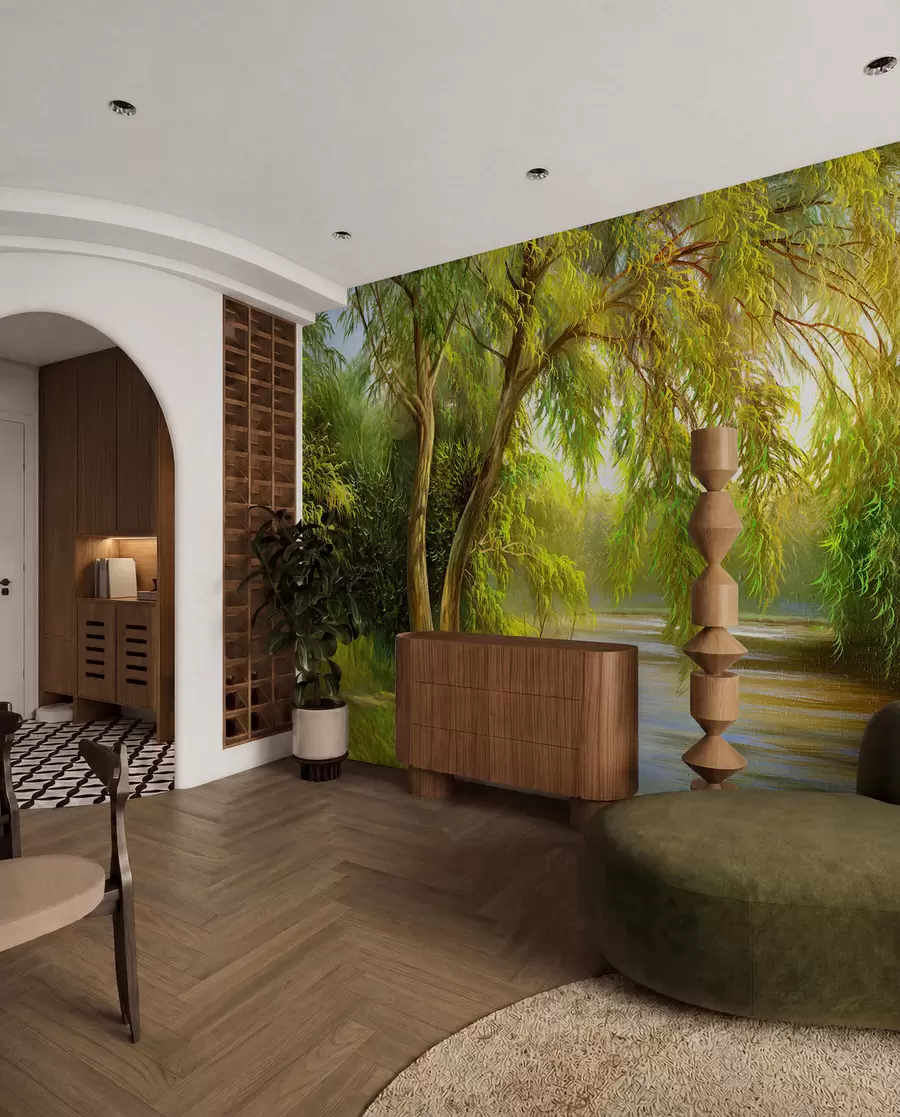 wall murals Vrba uz vodu u62865