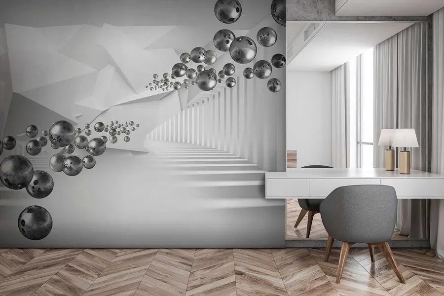 wall murals у сивој боји u63734