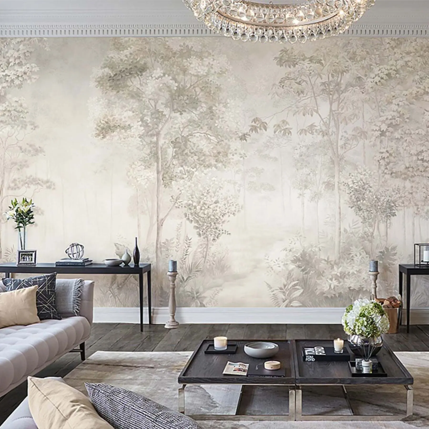 wall murals Шармантна шума u78448