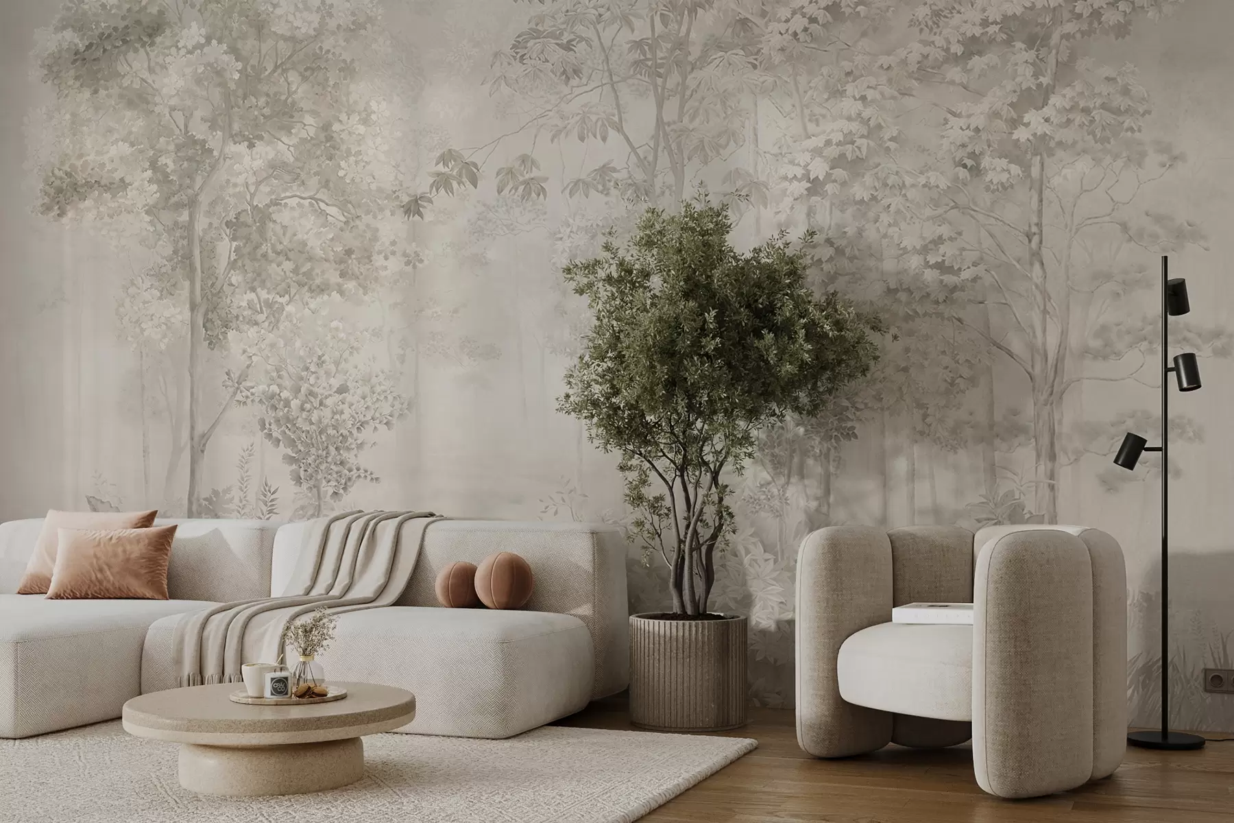 wall murals Шармантна шума u78448
