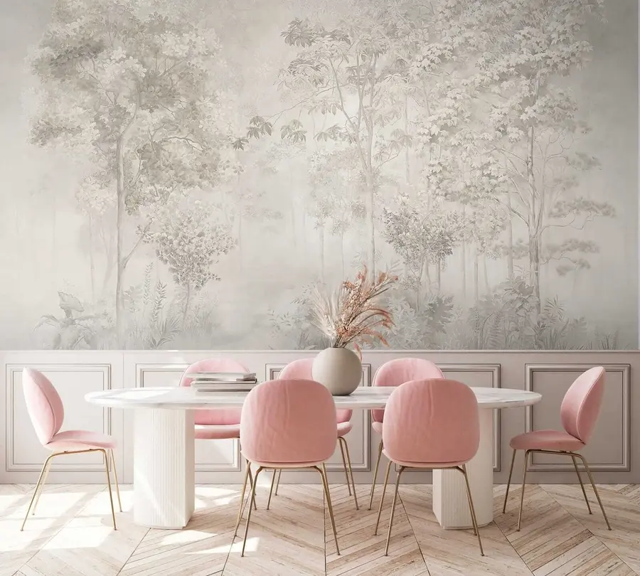 wall murals Шармантна шума u78448