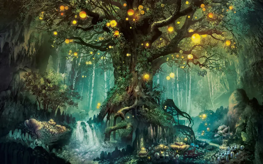 wall murals Сјај дрвета u79589