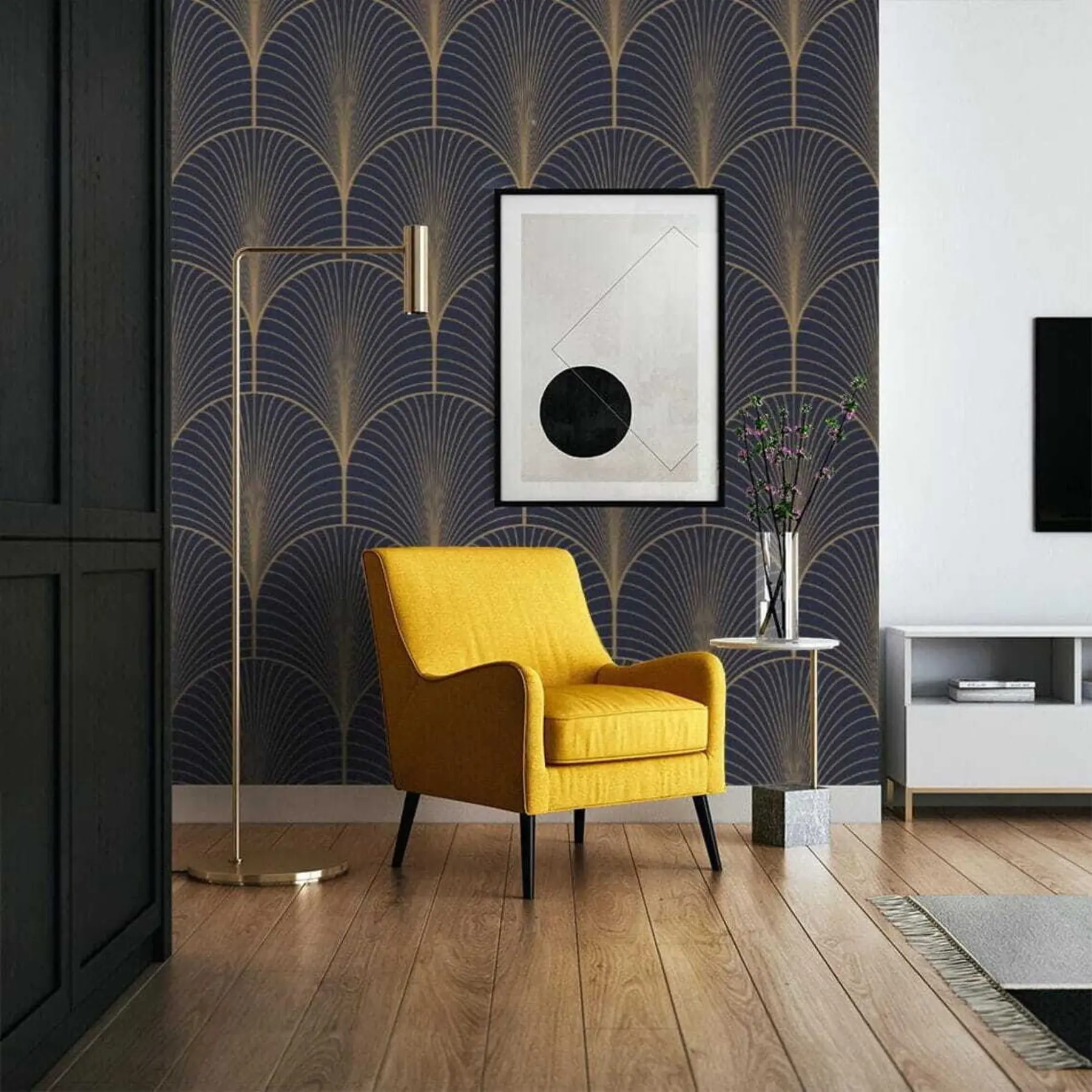 wall murals Арт децо шаблон u53246