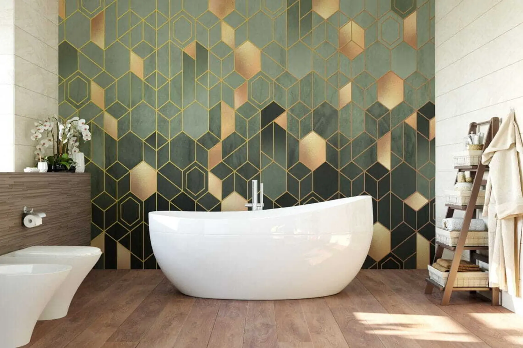 wall murals Шестоугаони u53261