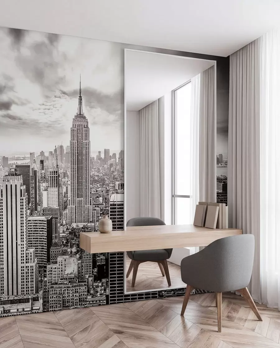 wall murals Menhetn u monohromu u58762