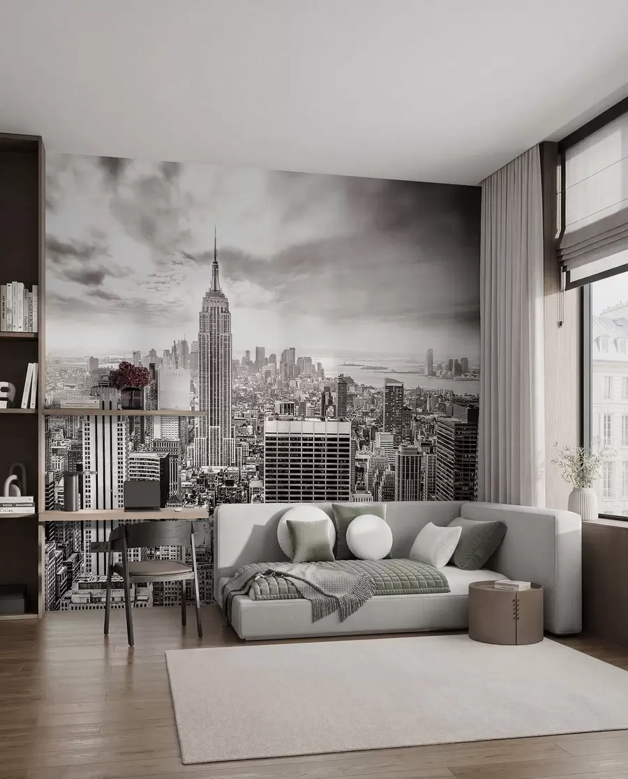 wall murals Menhetn u monohromu u58762