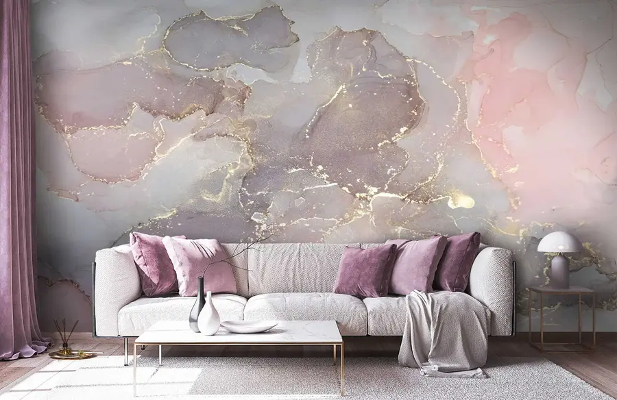 wall murals Мермер у пастелним бојама u70784