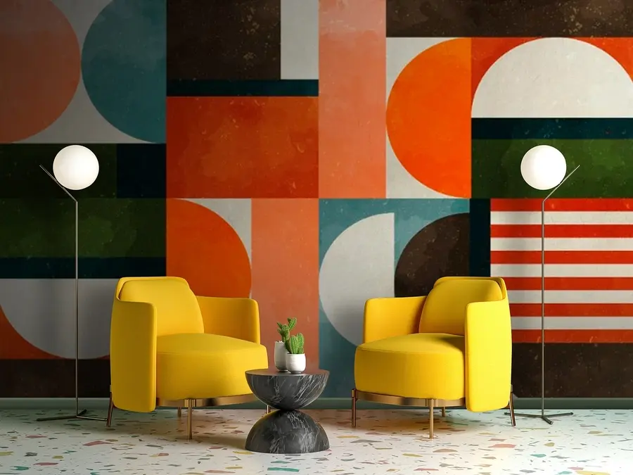 wall murals Ретро децо u71427