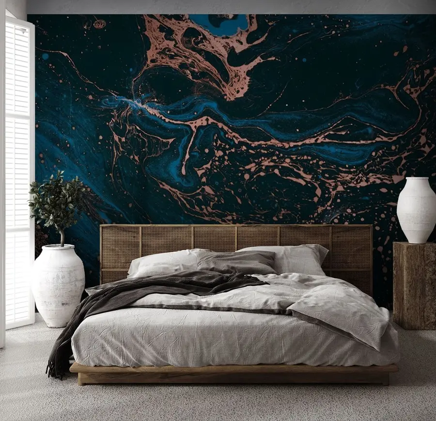 wall murals Плаве течности, ефекат мермера u71439