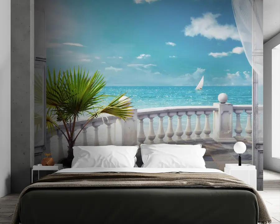 wall murals Вода, облак и небо u26132