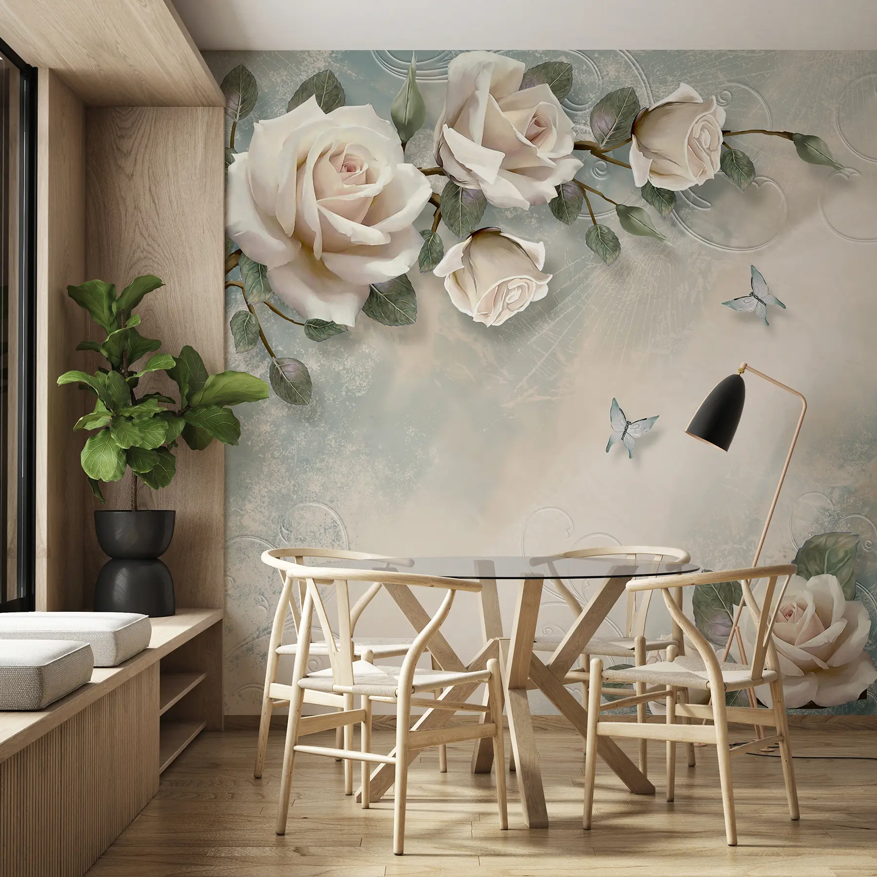 wall murals Грана крем руже u31353d1
