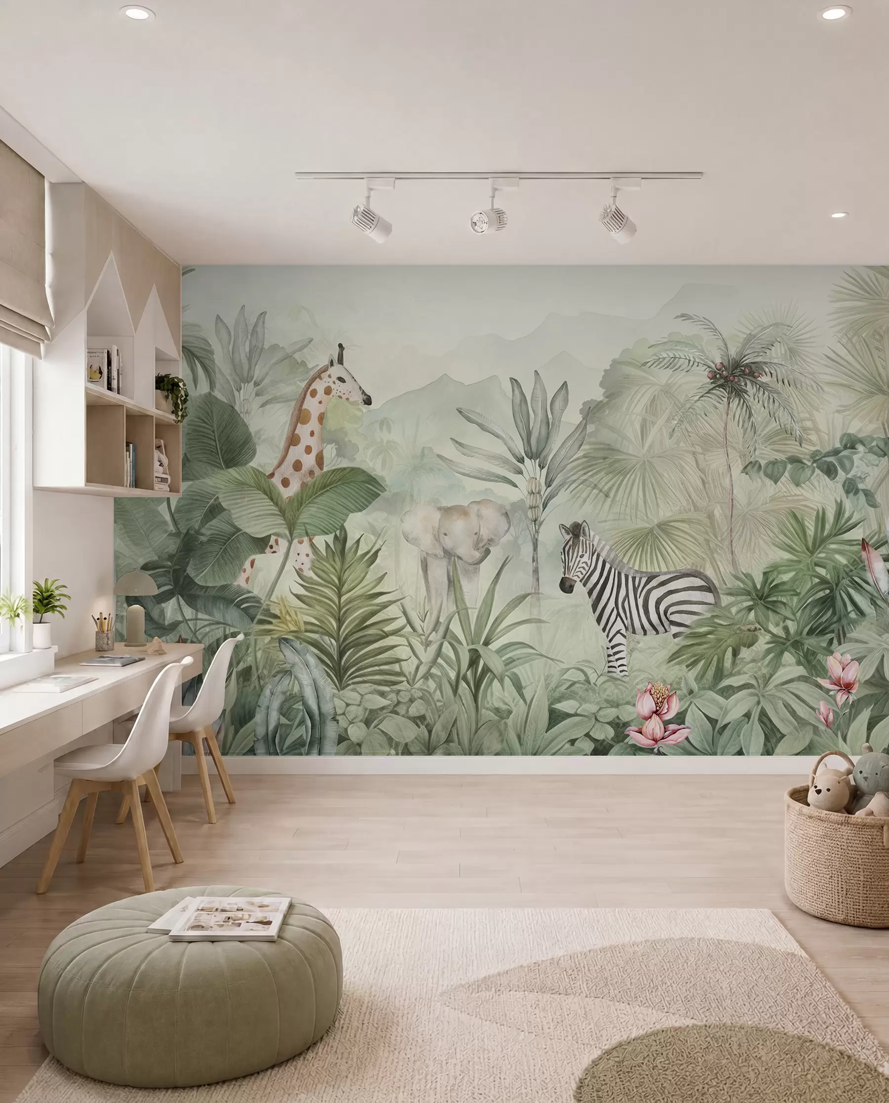 wall murals Mali drugari sa safarija w00089