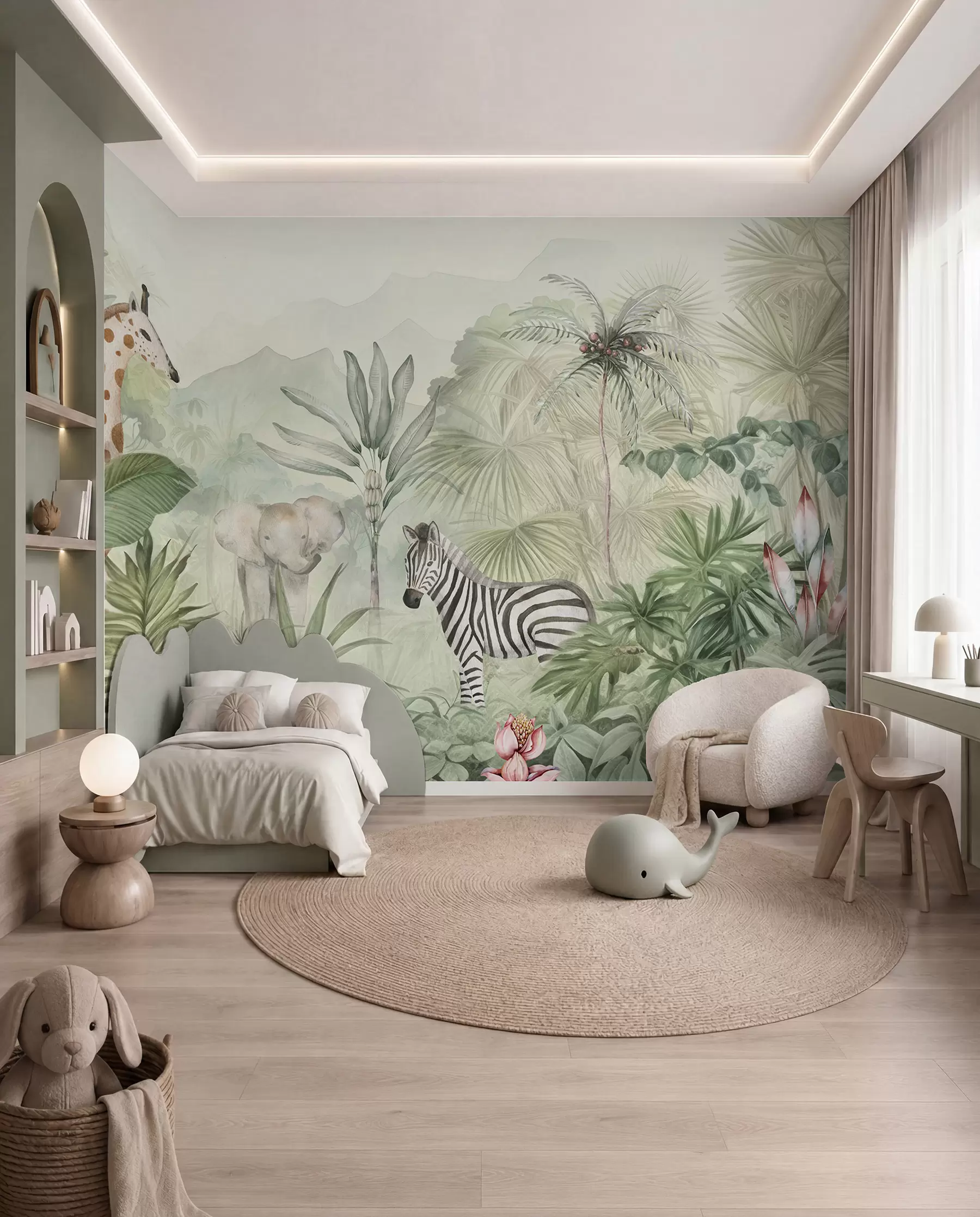 wall murals Mali drugari sa safarija w00089