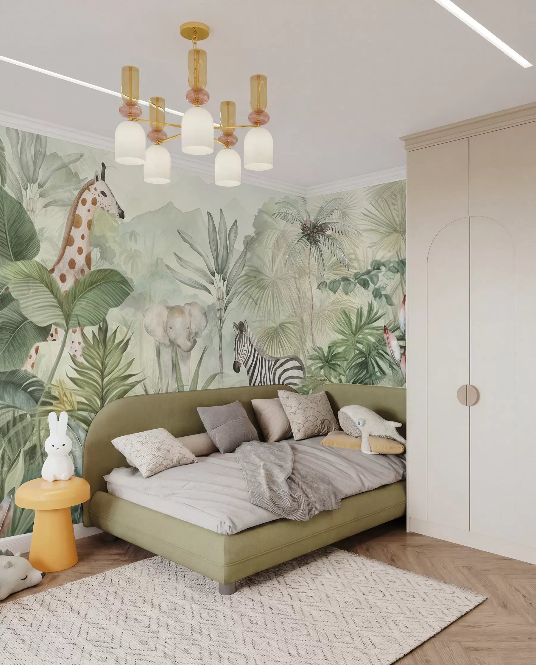 wall murals Mali drugari sa safarija w00089