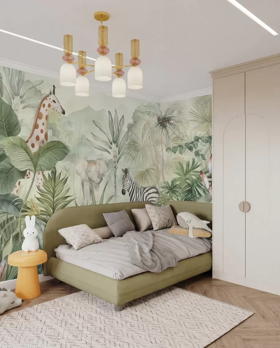 wall murals Mali drugari sa safarija w00089