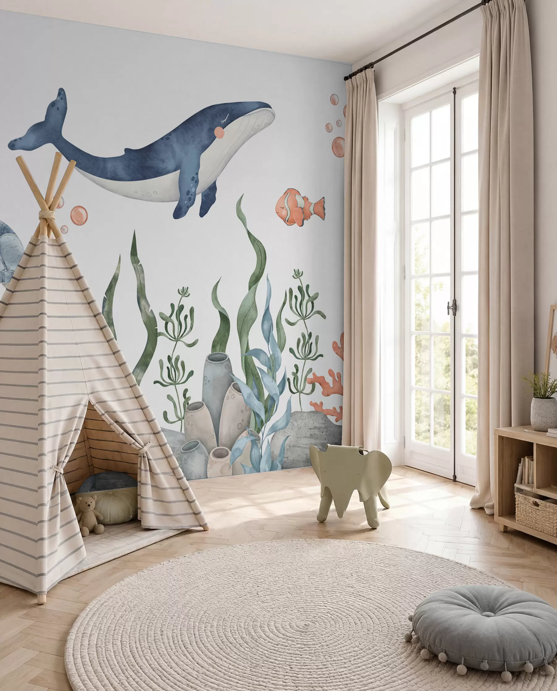 wall murals Mali prijatelji okeana w00383