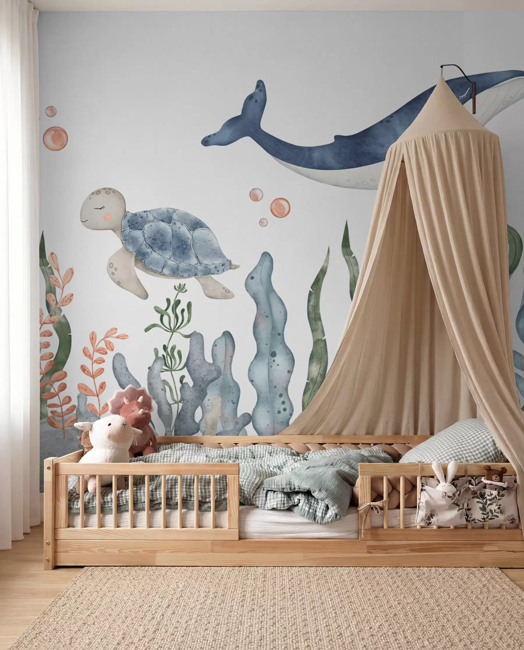 wall murals Mali prijatelji okeana w00383