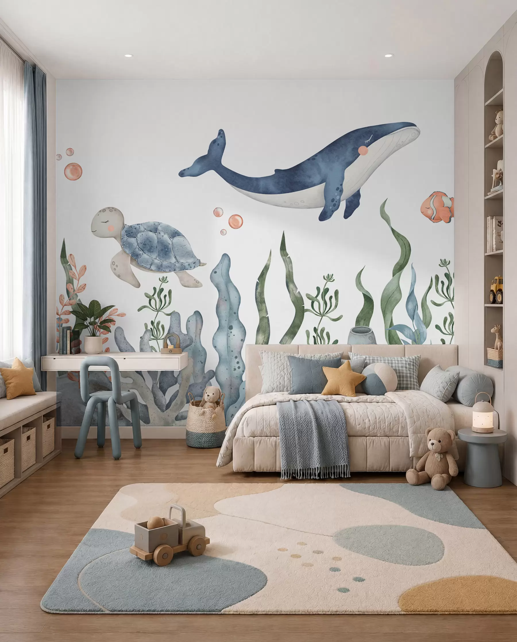wall murals Mali prijatelji okeana w00383