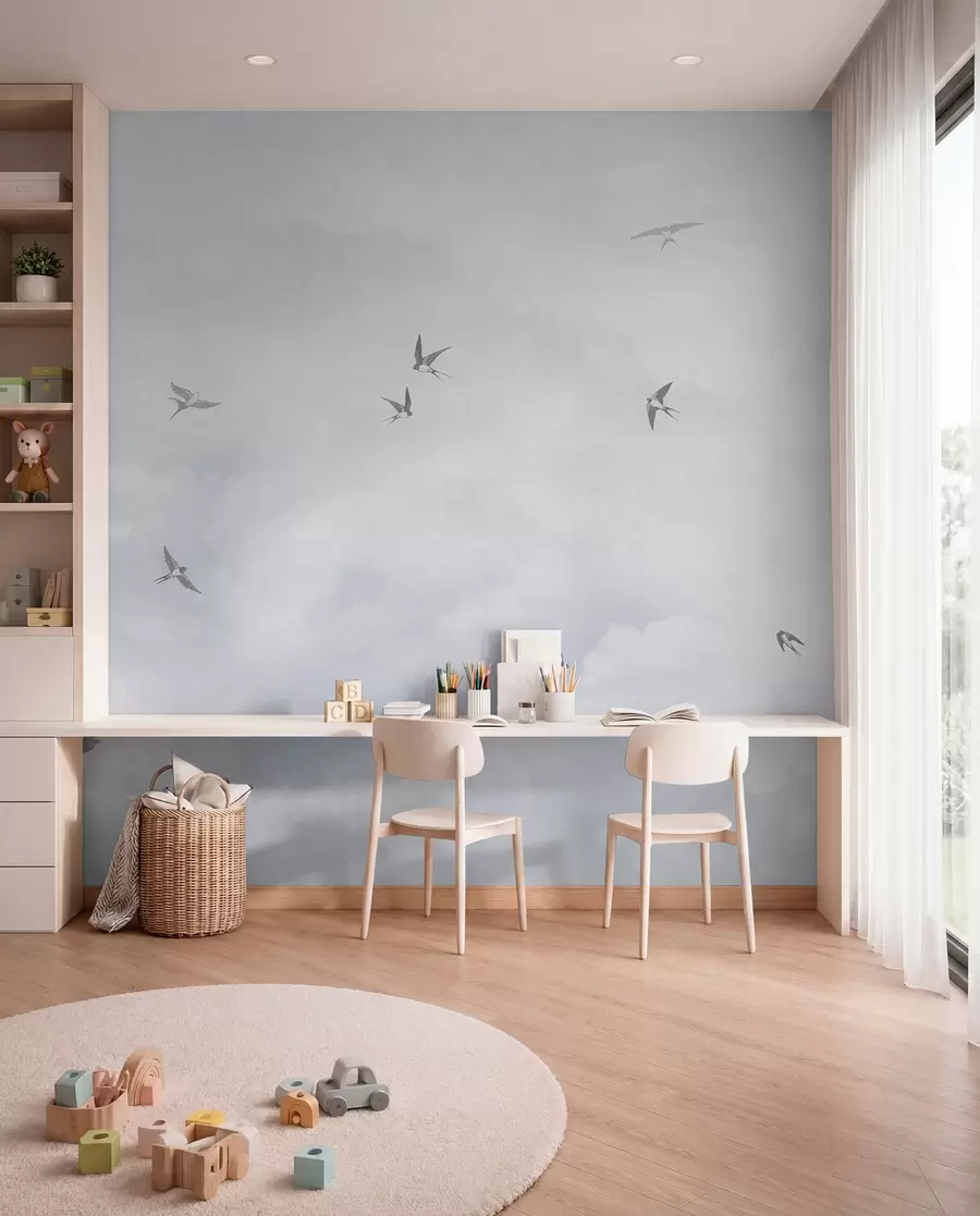 wall murals Laste na bisernom nebu w00526